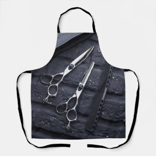 Tablier Coiffeur Mignon Ciseaux Minimaliste Salon de Coiff