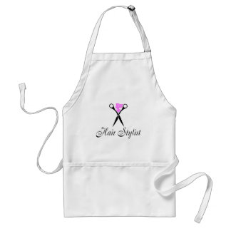 Tablier Coiffeur (rose/ciseaux)