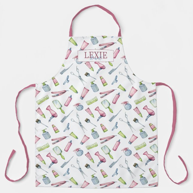 Tablier Coiffeur Styliste, Coiffeur Salon de Beauté Person (Recto)