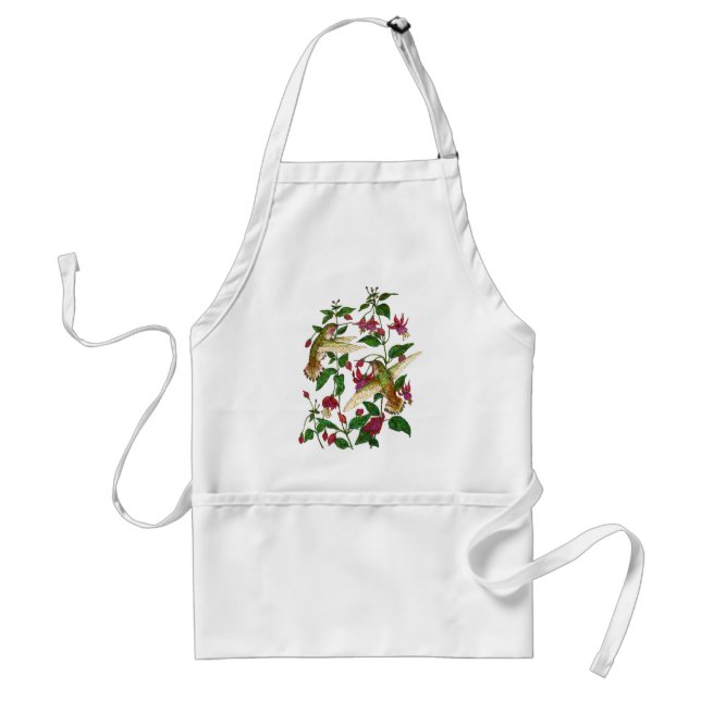 Tablier Colibri et Fuschia Apron (Devant)