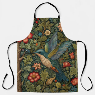 Tablier Colibri vintage art nouveau boho chic