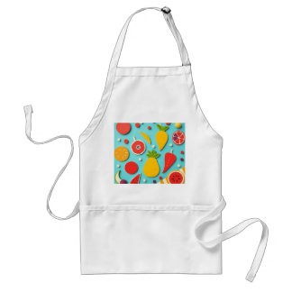 Tablier Collage de fruits style années 1960