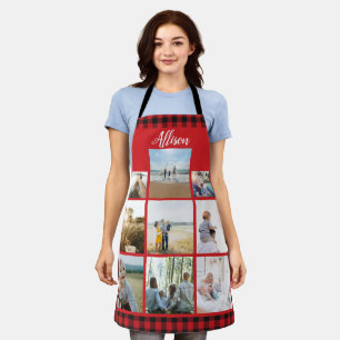 Tablier Collage de photos familiales personnalisées de Bu