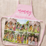 Tablier Collage de photos rose mignon J't'aime Maman<br><div class="desc">Faites sourire Maman dans la cuisine ou la salle de bricolage avec ce tablier Collage de photos rose mignon J't'aime Maman. Avec un fond rose doux, un texte ludique «J't'aime Maman» et un espace pour mettre en valeur vos photos de famille préférées, ce tablier personnalisé est à la fois fonctionnel...</div>