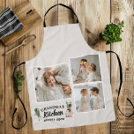 Tablier Collage Photo & Grand-Mère Cuisine Toujours Ouvert<br><div class="desc">Vous cherchez le cadeau parfait pour votre grand-mère, ou pour toute personne qui aime passer du temps dans la cuisine? Ne cherchez pas plus loin que ce produit unique et personnalisable ! Avec un beau collage de vos photos préférées, ce design est sûr de capturer vos souvenirs et de les...</div>