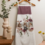 Tablier Collage tendance Famille Photo Fleurs colorées Cad<br><div class="desc">Collage tendance Famille Photo Fleurs colorées Cadeau</div>