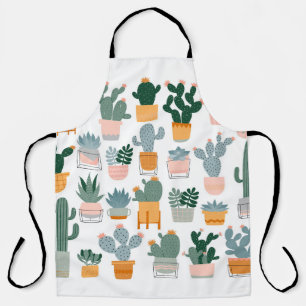Tablier Collection Cactus dans Pots Design