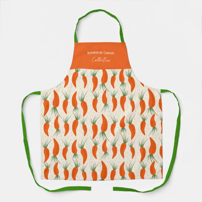 Tablier Collection de carottes botaniques (Recto)