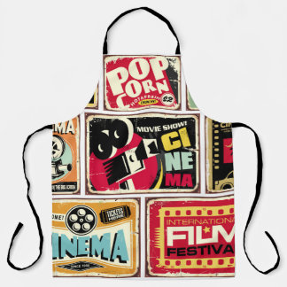 Tablier Collection de panneaux de cinéma vintage. Industri