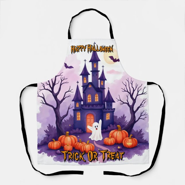 Tablier Collection effrayante de Halloween populaire et mi (Recto)