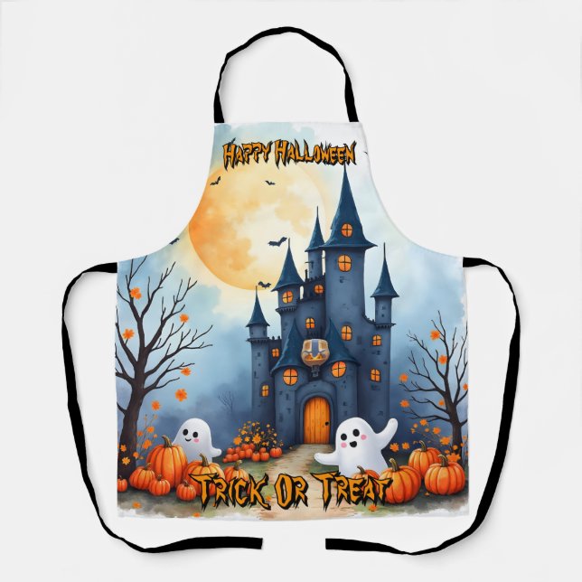 Tablier Collection Halloween Mignonne et Tendance (Recto)