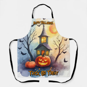 Tablier Collection Halloween Moderne Mignonne Épouvantable