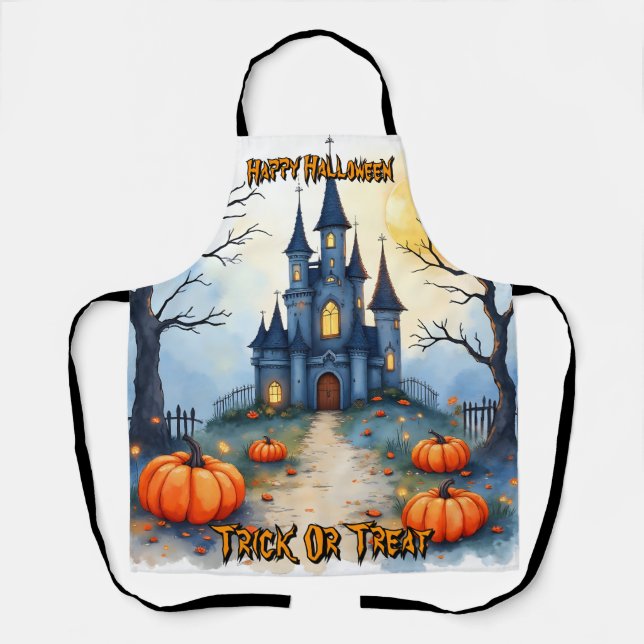 Tablier Collection Halloween Tendance Mignonne Épouvantabl (Recto)
