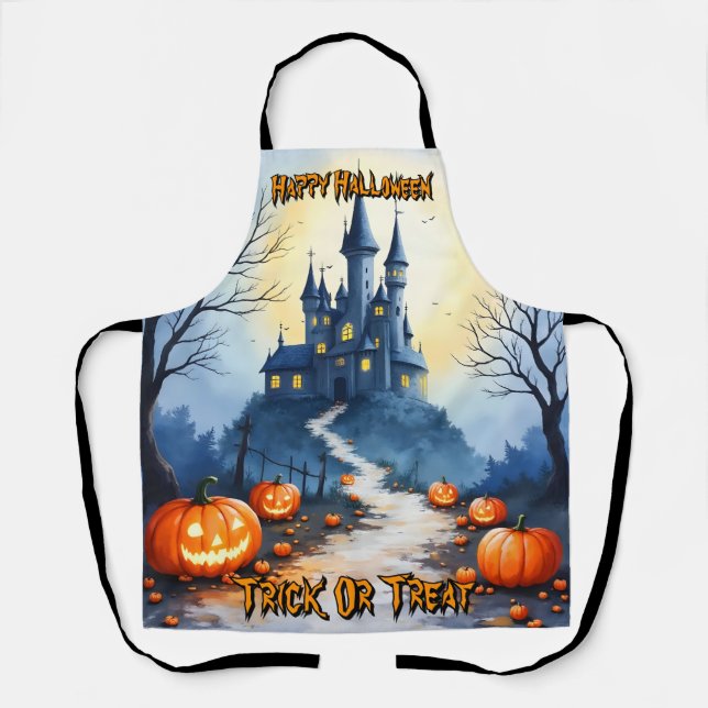 Tablier Collection Populaire Halloween Épouvantable Mignon (Recto)