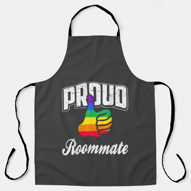 Tablier  Colocataire Gay Pride (Recto)