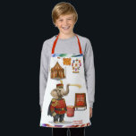 Tablier Colonel Klinger, custard slinger<br><div class="desc">A long-standing favourite of the Dingaling Brothers Circus, Colonel Klinger is not merely an act, he is an event. Clad in his resplendent uniform and armed with a prodigious trunk, the Colonel presides over what devoted regulars proudly call "The Great Custard Spectacle." Whenever the circus returns to town, seasoned attendees...</div>