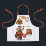 Tablier Colonel Klinger, custard slinger<br><div class="desc">A long-standing favourite of the Dingaling Brothers Circus, Colonel Klinger is not merely an act, he is an event. Clad in his resplendent uniform and armed with a prodigious trunk, the Colonel presides over what devoted regulars proudly call "The Great Custard Spectacle." Whenever the circus returns to town, seasoned attendees...</div>