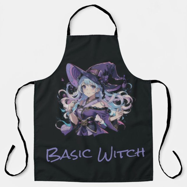 Tablier Coloré/Anime/sorcière/Halloween (Recto)
