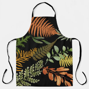 Tablier Coloré Foliage Botanique Fosse Fluale Imprimer