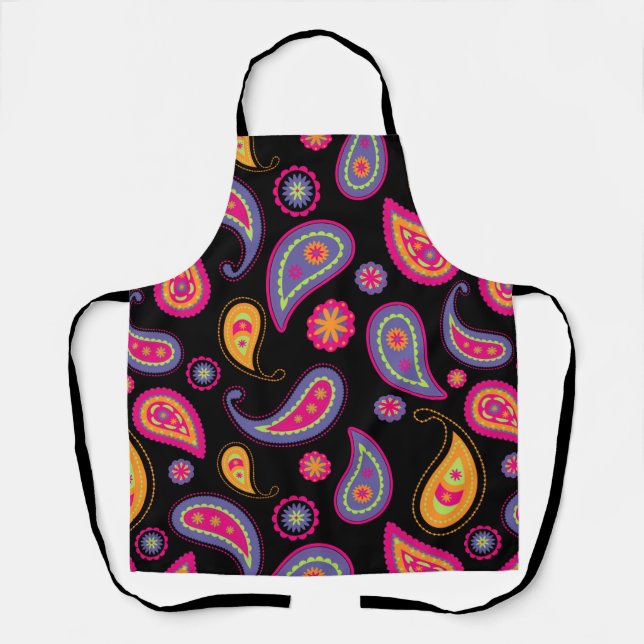 Tablier Coloré Paisley sans couture Motif (Recto)