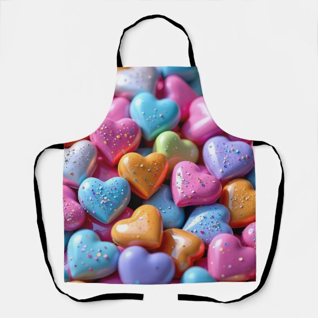 Tablier Colorful Candy Love Hearts (Recto)