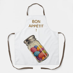 Tablier Colorful Cerveau Condiments Apron (Sangles colorée
