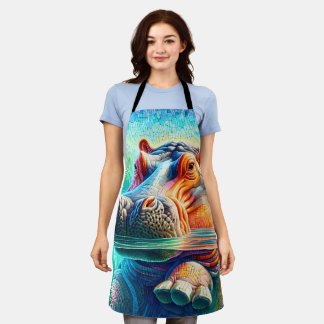 Tablier Colorful Hippo 