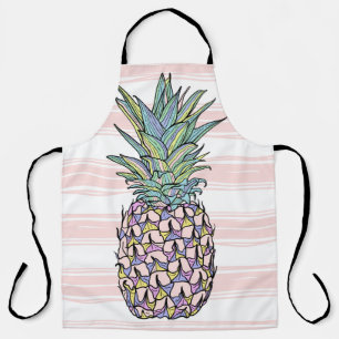 Tablier Colorful vintage pineapple