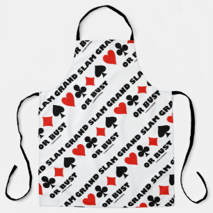 Tablier Combinaisons Quatre Cartes Grand Chelem Ou Bust Br