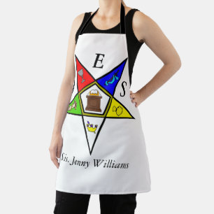 Tablier Commande de maçonnerie OES Eastern Star Sister