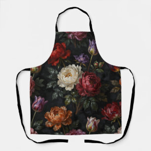 Tablier Composition florale de tulipes et de pivoines Rich
