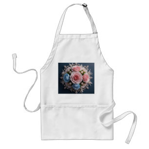 Tablier Composition florale intemporelle pour elle