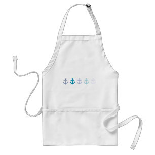 Tablier Conception bleue nautique d'Ancres