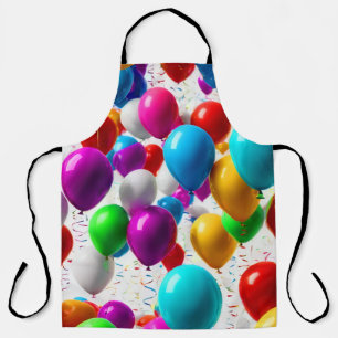 Tablier Conception de ballons de fête coloré