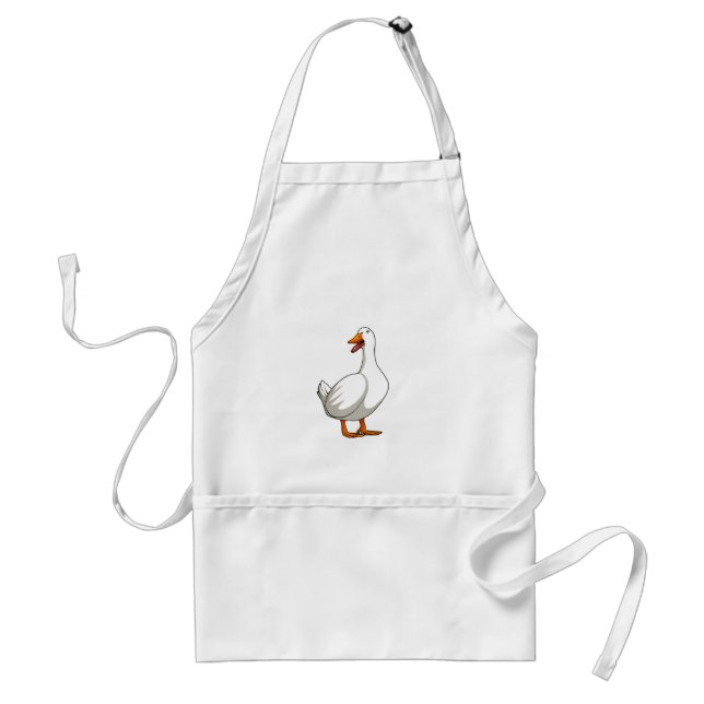 Tablier Conception de canard mignon pour hommes amateur de (Devant)