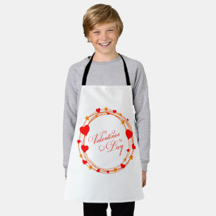 Tablier Conception de cercle de la Saint-Valentin-25695