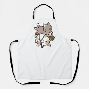 Tablier Conception de chats mignons et joueurs – Art de pa