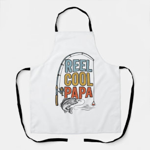 Tablier Conception de chemise de pêche Reel Cool Papa_1