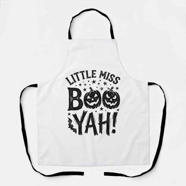 Tablier Conception de chemise Halloween vintage Little Mis (Recto)