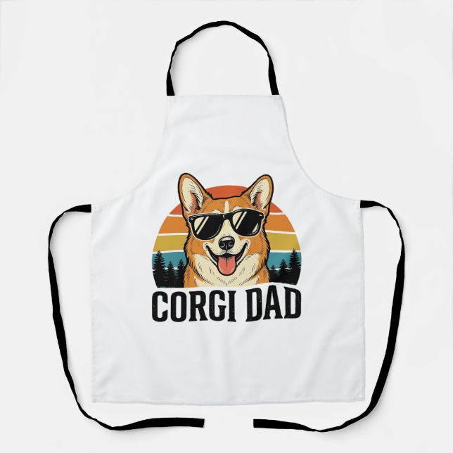 Tablier Conception de chemise pour amateur de chien avec g (Recto)