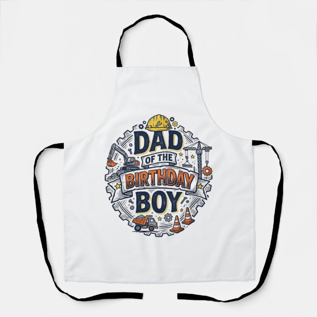 Tablier Conception de chemise pour papa de chantier du gar (Recto)