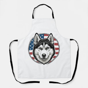 Tablier Conception de chemise vectorielle de chien patriot