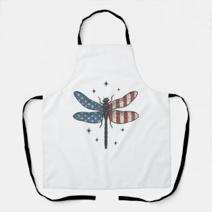 Tablier Conception de chemise vectorielle de libellule pat
