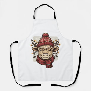 Tablier Conception de chemise vectorielle de vache des Hig