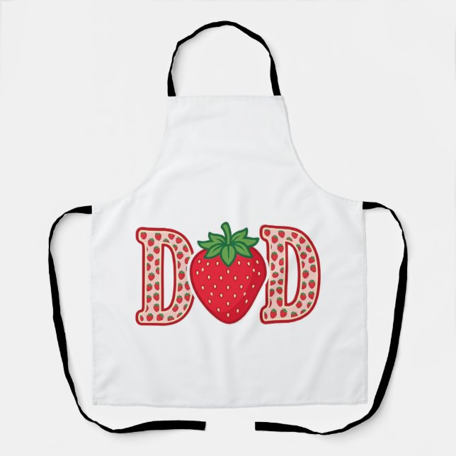 Tablier Conception de chemise vectorielle lettrage fraise  (Recto)
