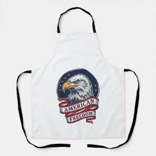 Tablier Conception de chemise vectorielle ruban patriotiqu
