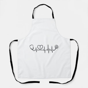 Tablier Conception de chemise vectorielle Stethoscope Batt