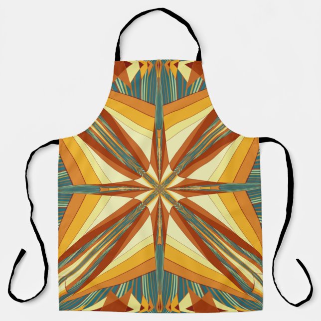 Tablier Conception de couverture indienne aux rayons de so (Recto)