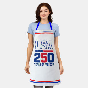 Tablier Conception de drapeau patriotique USA 250 ans de l