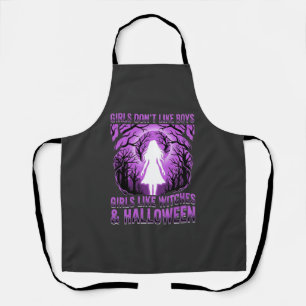 Tablier Conception de Halloween pour filles comme des sorc